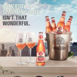 lCOLD Somersby  Sparkling Spritz Semi Sweet Cider Refreshingly Crisp Bottle Box 6 + 1 FREE 330ml